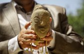 Agricultor palestino desentierra escultura de una diosa de 4.500 años de antigüedad