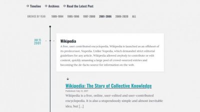 La Historia de la Web: Una línea de tiempo con los principales eventos de la Web