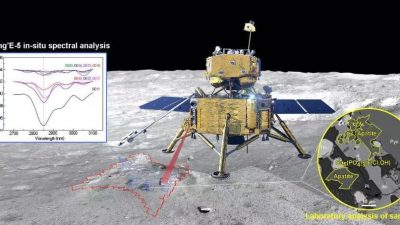 Existe agua nativa en las rocas y el suelo de la Luna