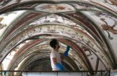 Restauradores descubrieron impresionantes frescos de la época del Renacimiento por accidente durante reparaciones de rutina en el Palacio del Príncipe de Mónaco