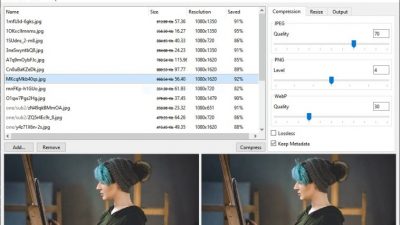 Caesium: Compresor de imágenes gratis y open source