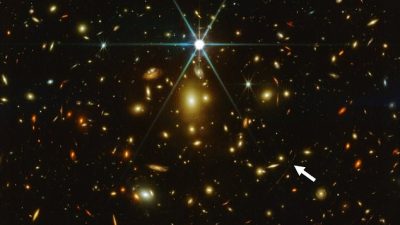 El telescopio espacial James Webb captura su primera imagen de la estrella conocida más distante del universo