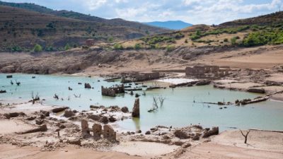 Más de una docena de barcos de la Segunda Guerra Mundial emergieron del río Danubio tras la sequía extrema