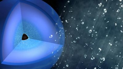 Llueven diamantes en Neptuno y Urano y el fenómeno se puede recrear con una simple botella de plástico