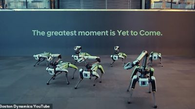 Imágenes increíbles muestran al robot DOGS de Boston Dynamics realizando un baile coreografiado con una canción de BTS