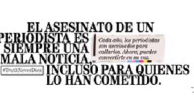 Día Internacional para poner fin a la impunidad de los crímenes contra periodistas