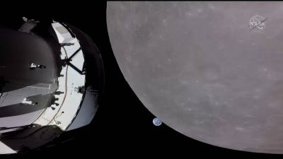 La nave de la misión Artemis I llega a la Luna