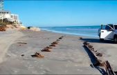 Los arqueólogos estudian un “misterioso objeto” hallado en una playa de Florida