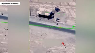 El Pentágono publica imágenes desclasificadas de un OVNI sobrevolando la zona de guerra de Medio Oriente