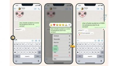 Cómo editar mensajes en WhatsApp, paso a paso