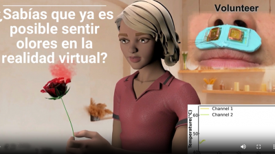 Ya es posible oler flores en realidad virtual
