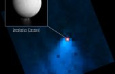 Webb traza un penacho sorprendentemente grande que sale de la luna Encelado de Saturno