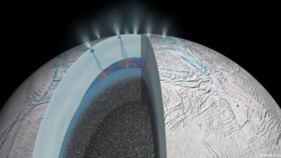 Saturno: hallan elemento clave para la vida en luna Encélado