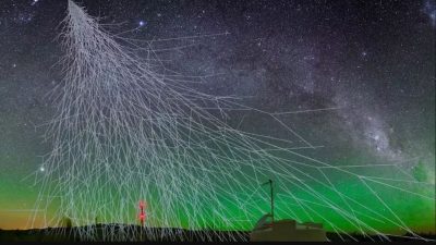 Una lluvia imperceptible de rayos cósmicos