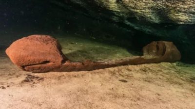 Descubren una canoa maya utilizada para viajar al “más allá”