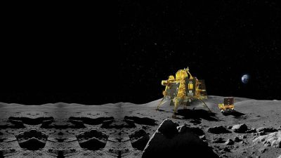 Inminente llegada de la misión india al polo sur de la Luna