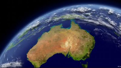 Científicos, intrigados por enorme estructura bajo Australia