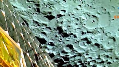 Róver indio Pragyan explora ya el polo sur de la Luna