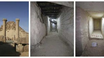 Descubren habitaciones ocultas en la pirámide del faraón egipcio Sahura