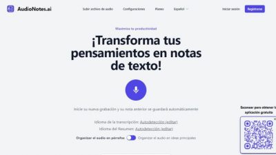 Cómo transformar tu voz en texto con AudioNotes.ai