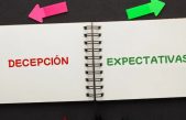 La relación entre las expectativas y la decepción