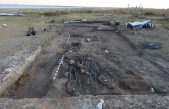 Hallan restos arqueológicos en la laguna de Melincué