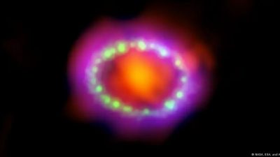 Identifican el remanente de una supernova observada en 1987