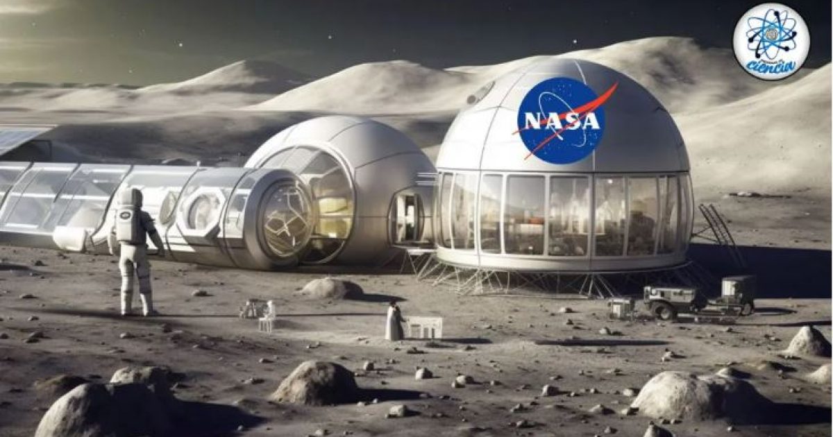 La NASA planea construir laboratorios y casas en la Luna dentro de 20 años usando una técnica muy peculiar