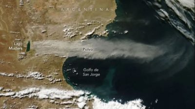 El viento barre la Patagonia
