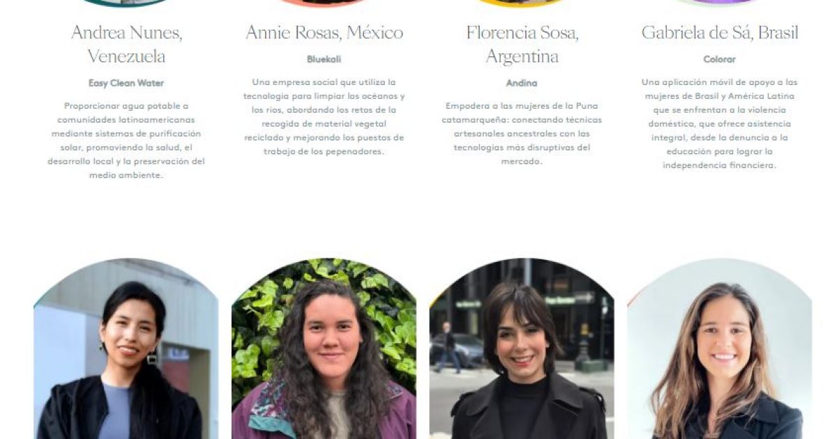 Premio Unlock Her Future: Ellas son las finalistas de América Latina